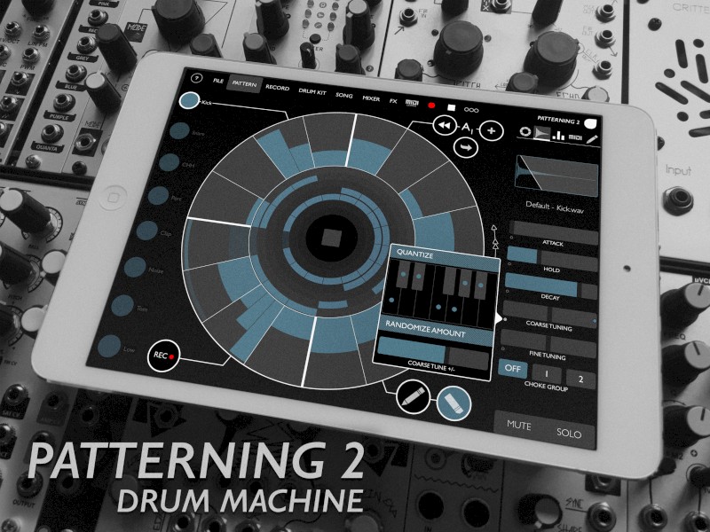 Patterning on sale drum machine
